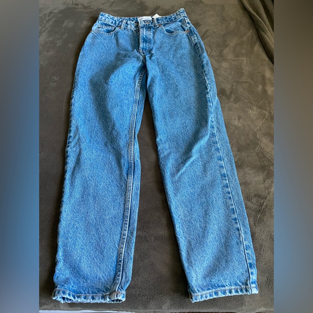 zara mom jeans